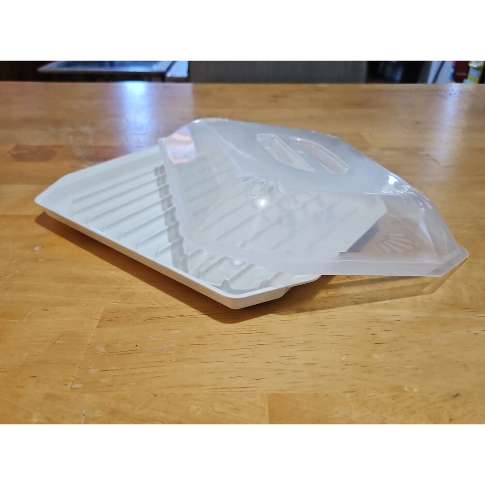 Vintage Nordic Ware Microwave Compact Bacon Rack Freeze Heat & Serve #104